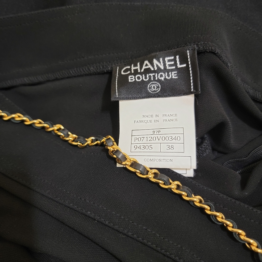 Rare Chanel Spring 1997 Chain Pants sz 38/XS - Picture 8 of 8